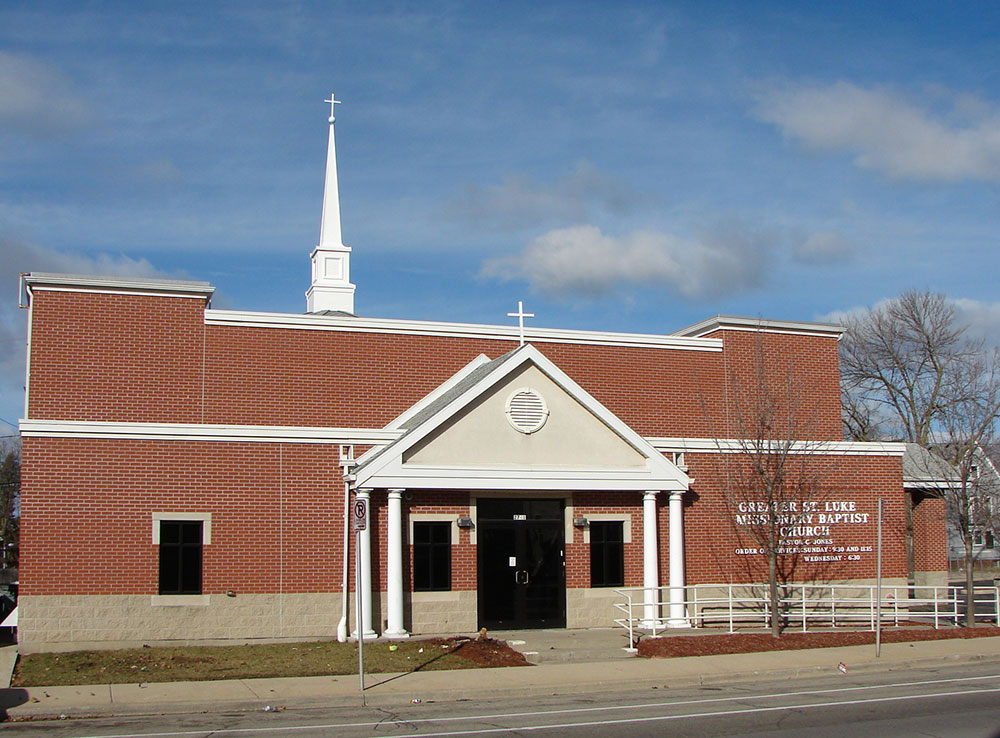 Greater St. Luke Missionary Baptist, on 27th Street between Center and Hadley Streets. 